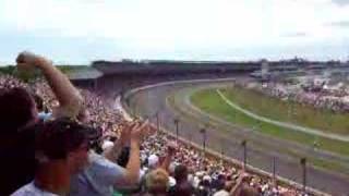 Danica Patrick leads the 2005 Indy 500
