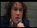 Video di heath ledger singing "cant take my eyes off you" 