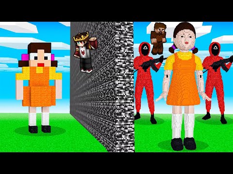 SQUİD GAME YAPI KAPIŞMALARINDA FAKİR TROLLEDİ 😱 - Minecraft