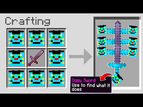 Minecraft But You Can Craft Oggy Monster Sword!