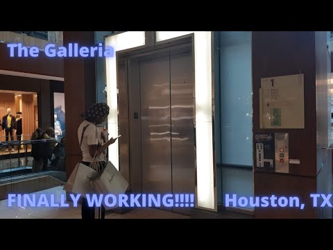 FINALLY WORKING! HUGE Unknown Hydraulic Scenic Elevator | The Galleria | Houston, TX