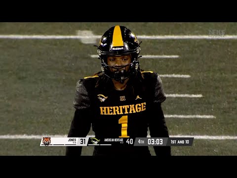 HIGHLIGHTS: 4-star Miami signee Malachi Toney leads No. 23 American Heritage to 40-31 win over Jones