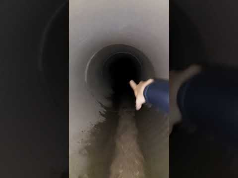 ⚠️😳 I didn't know this existed in the sewer