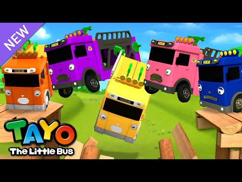 Ten in the Bed with Little Strong | Learn Numbers | Rescue CarSong l Rescue Tayo | Tayo English