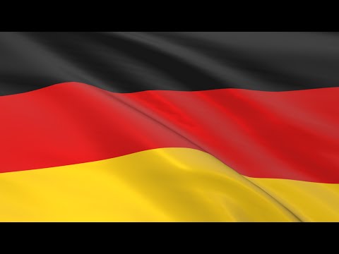 Flag of Germany waving in the wind - Flag animation - Motion background - 4K UHD