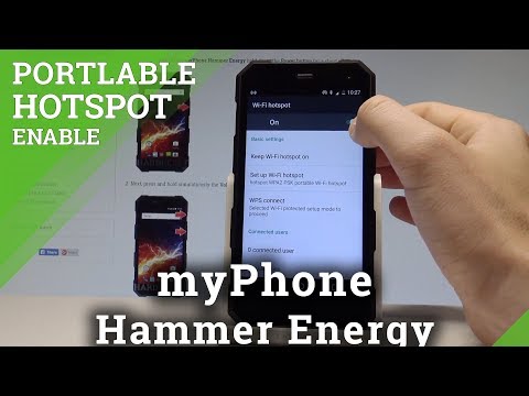 How to Enable Portable Hotspot in myPhone Hammer Energy - Wi-Fi Share |HardReset.Info