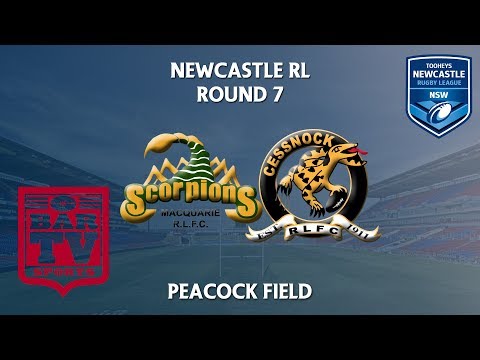 2018 Newcastle RL 1st Grade Round 7 - Macquarie Scorpions v Cessnock Goannas
