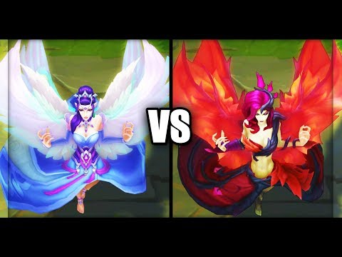 Majestic Empress Morgana vs Blackthorn Morgana Epic Skins Comparison (League of Legends)