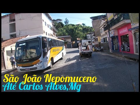 Saindo de são João Nepomuceno até o distrito de Carlos Alves,Mg