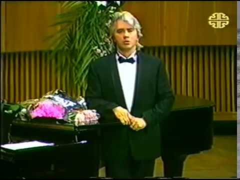 DMITRI HVOROSTOVSKY. RECITAL--97. Krasnoyarsk. G.SVIRIDOV, Petersburg (A.Block) part 5