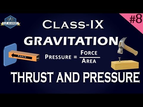 Thrust and Pressure (Hindi) Video Lecture - Class 9
