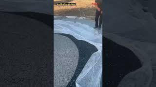 Adhesive Stone Pavement #pavement #construction