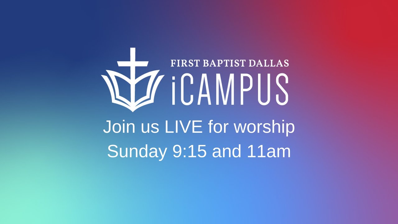 LIVE: First Dallas Worship | Sunday, August 3, 2025 | 11am CT LIVE: First Dallas Worship | Sunday, August 3, 2025 | 11am CT