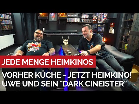Vorher Küche - jetzt Heimkino! Zu Besuch bei Uwe und seinem "Dark CINEister" #Heimkinobau #Grobitv