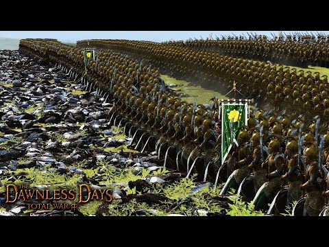 The Last Day of the Elves!? Lindon VS Umbar | 26,000 Units | The Lord Of The Rings Cinematic Battle