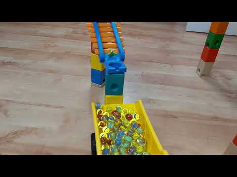HAPE QUADRILLA MARBLE RUN RACE CYCLONE ASMR EP36 HABA MARBLE RACE | ASMR HEALING | COUNTRYBALLS