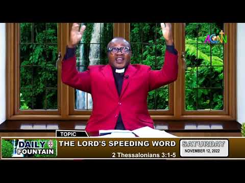 DAILY FOUNTAIN DEVOTIONAL FOR NOVEMBER 12, 2022 - THE VEN. DR. DAVID ONYEIKE