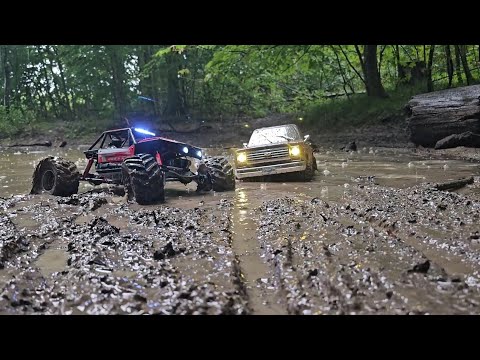 RC trucks offroad mudding #rc #rccars #mud