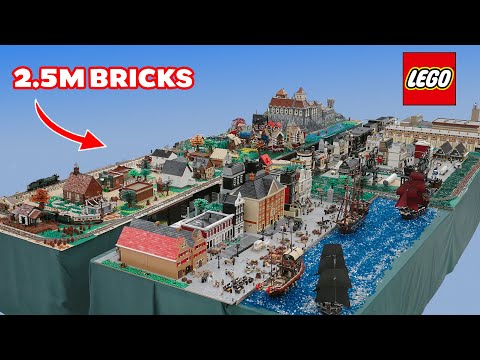 MASSIVE 2.5 Million Bricks LEGO Build: Journey Through Time at BrickFreaks Leerdam