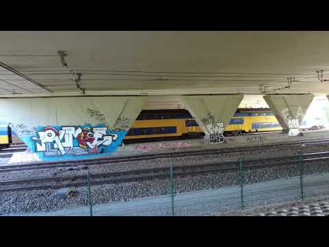 Exploring Amsterdam Sloterdijk: Multi-Level Train Station & Dutch Rail Action