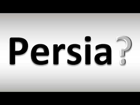 How to Pronounce Persia