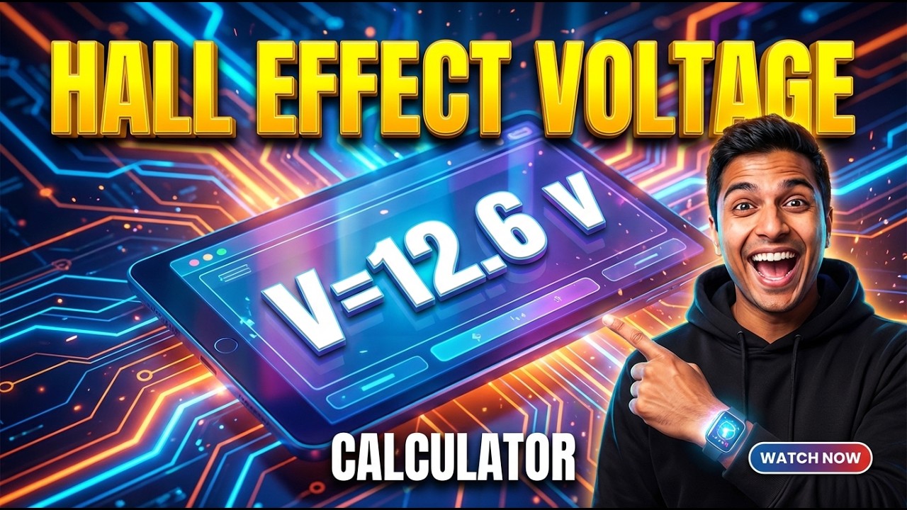 Hall Effect Voltage Interactive Calculator