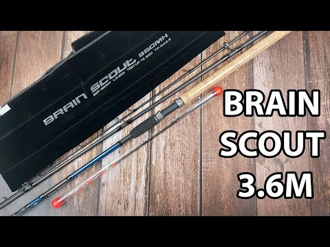 Вудлище фідерне Brain Scout 3.6m MH max 100g (Black EVA)