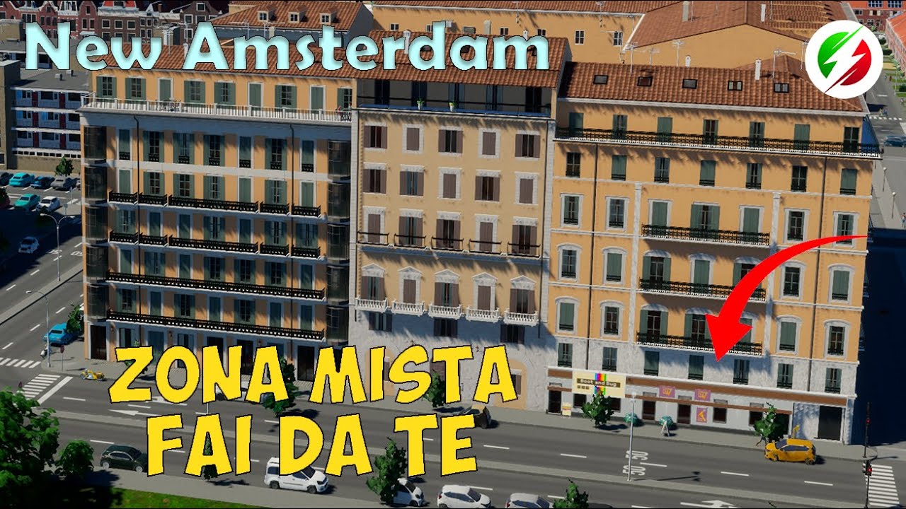 Zona mista fai da te in Cities Skylines 2