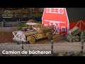 Miniature vidéo Maqueta en madera: Camioneta de leñador