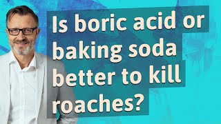 Is boric acid or baking soda better to kill roaches?