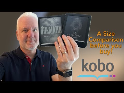 Watch this size comparison between the Kobo Clara and the Kobo Libra e-Readers before you buy!