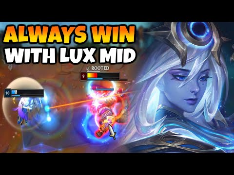 This is how I ALWAYS DOMINATE with LUX MID in HIGH ELO