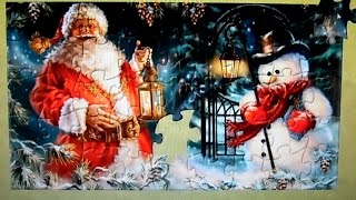 Santa Clause and Snowman Puzzle Game | Rompecabezas de Santa Clause | Learning Games
