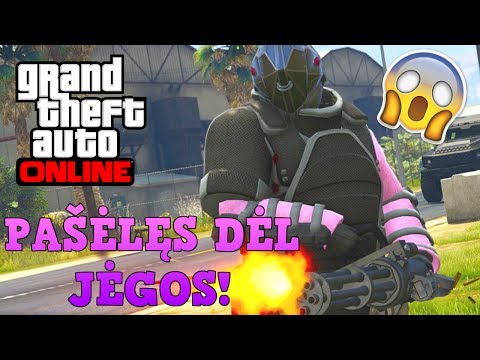 Edvisss Žaidžia - GTA Online #32 Pašėlęs dėl JĖGOS!!! ^.^