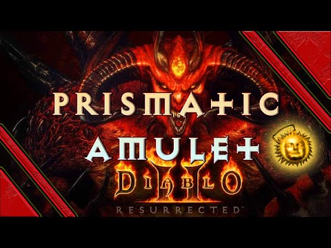 Diablo 2 Resurrected how to make a prismatic amulet - Make things easier and boost all resistances