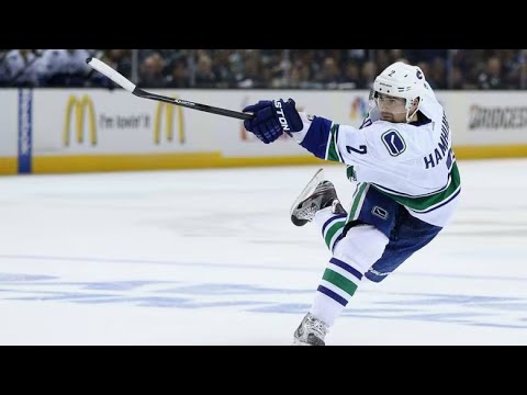 Every Goal by Dan Hamhuis as a Vancouver Canuck (2010-2016)