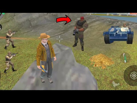 Stone Giant (Stone Man Defeat Mad Joe Boss) Stoneman on Giant Stone Rock - Android Gameplay HD