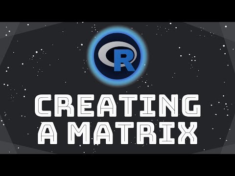 Data Science & Statistics: Creating a Matrix in R