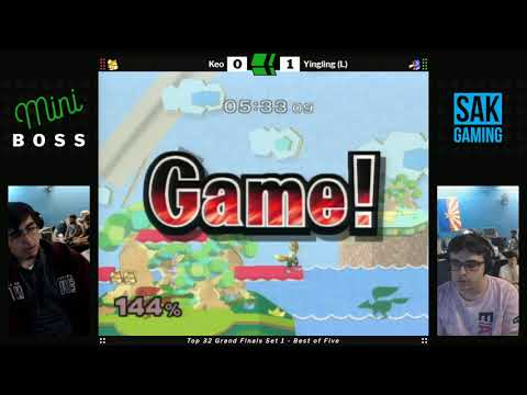 Mini Boss 5 SSBM Top 32 Grand Finals - Yingling (Falco) vs Keo (Fox)