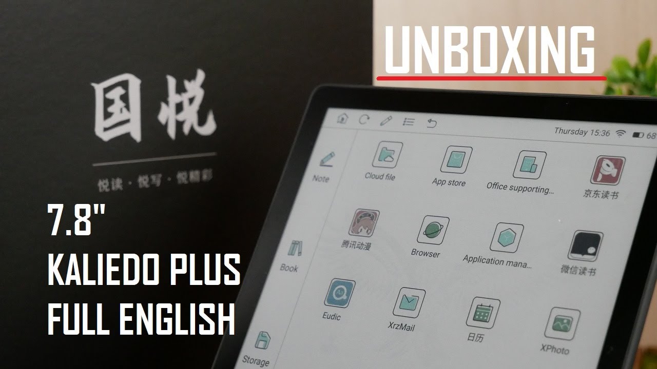 Smartbook V5 Color 7.8" Android Unboxing