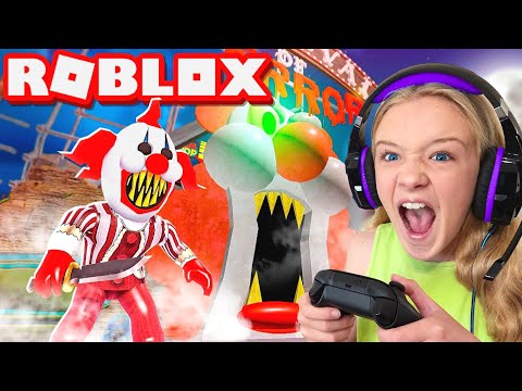 Can Trinity Escape the Carnival of Terror in Roblox!!