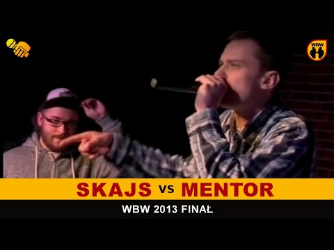 Mentor 🆚 Skajs 🎤 WBW 2013 Finał (freestyle rap battle)