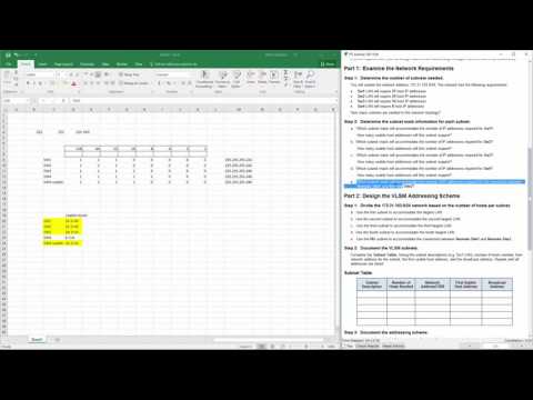 Cisco RnS - Lab 6.3.3.6 Packet Tracer - Designing and Implementing a VLSM Address