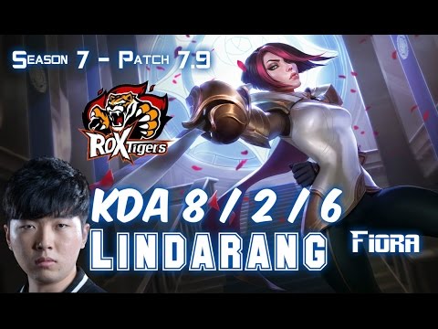 ROX Lindarang FIORA vs GRAGAS Top - Patch 7.9 KR Ranked