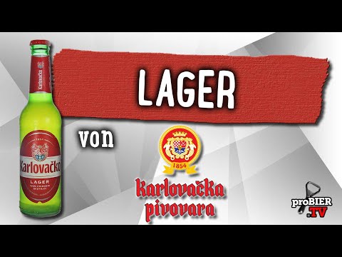 Lager von Karlovacko | Bier Verkostung #1902