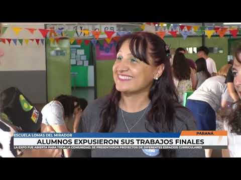 Parana   Escuela Lomas del mirador  realizo una exposicion con trabajos de los alumnos