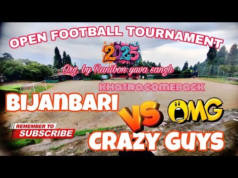 What a come back , Crazy Guys vs Bijanbari United, OPEN FOOTBALL TOURNAMENT 