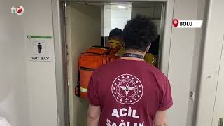 Tuvalette Hareketsiz Bulundu, Uyuduğu Ortaya Çıktı