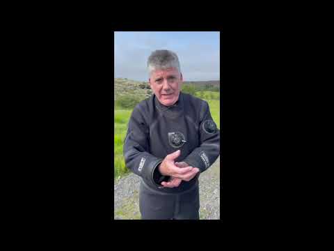 Rick's Dry Suit Diving in Iceland!