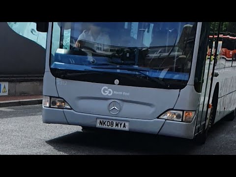 🧤🧤*Nice Zf* Go North East 5312 NK08 MYA Mercedes Citaro On Route 27